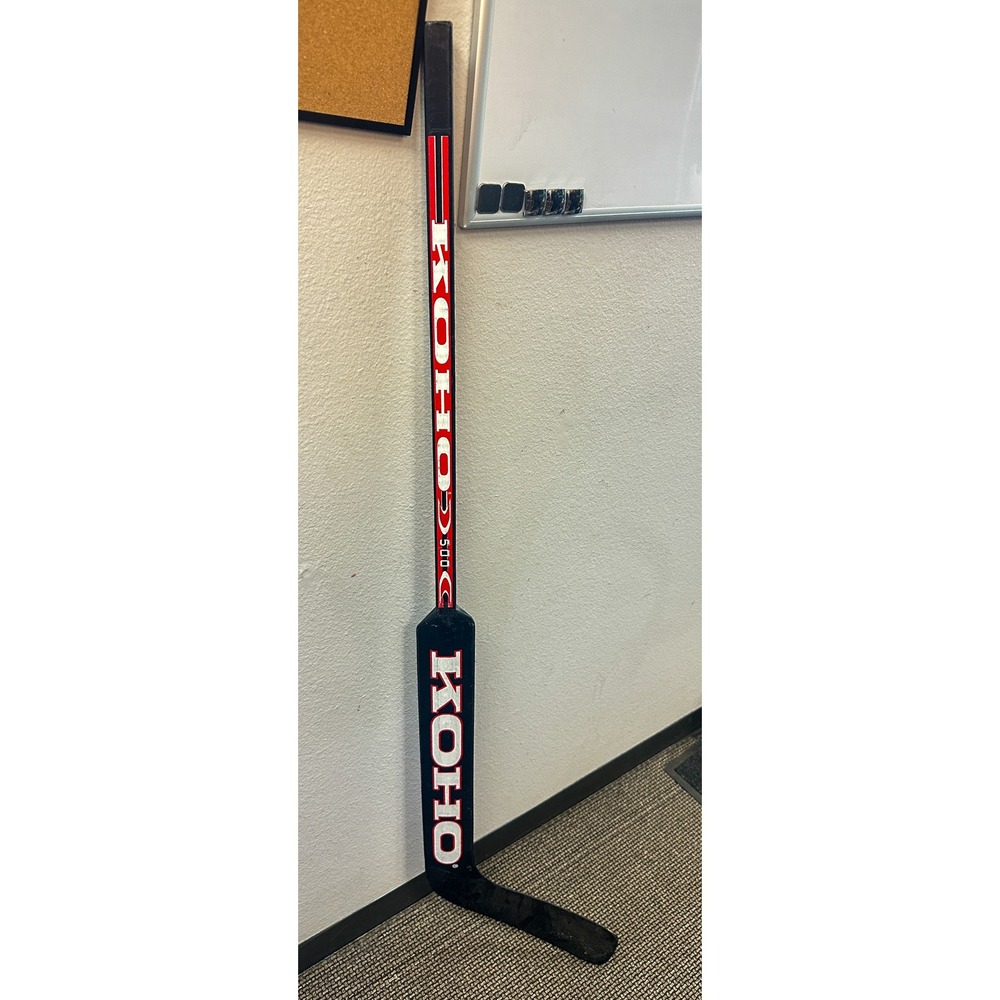 NOS Vintage KOHO Revolution 590 Goalie Stick B. ALLISON Model Red/Black 90s